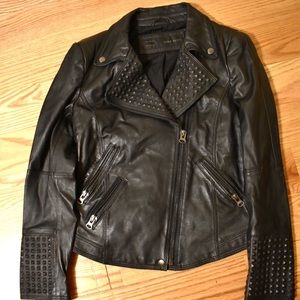 Zara Basic Leather Jacket